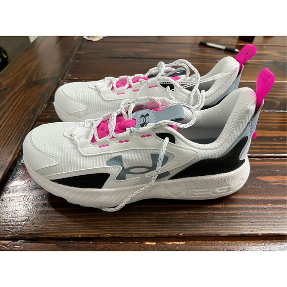 Under Armour HOVR Running Shoes White Pink Men’s Size 12 / Women’s 13.5 main image 4
